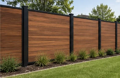 Timber Look Panel fence