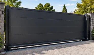 Solid Panel sliding gate