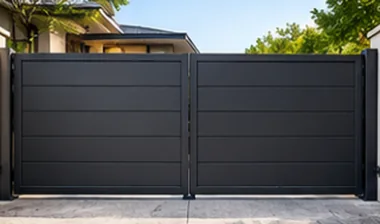 Modern Horizontal swing gate